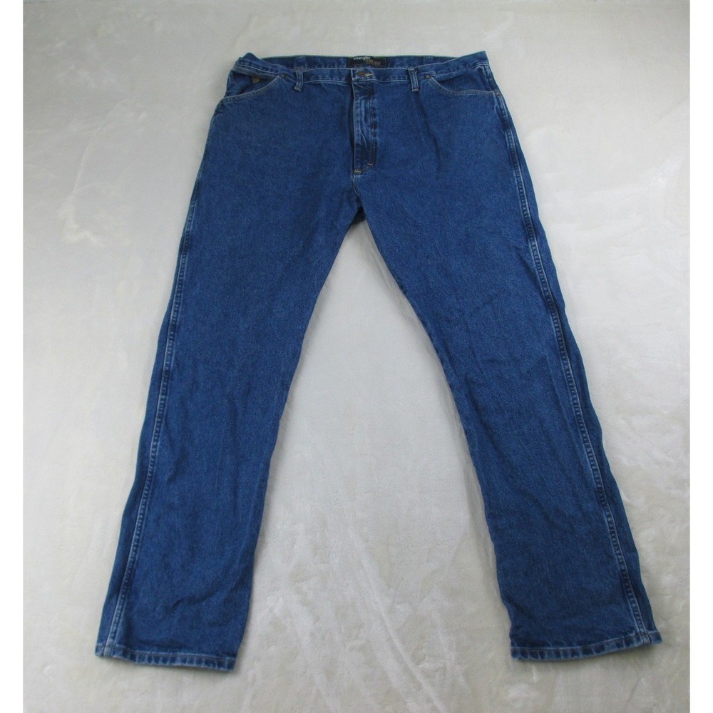 Wrangler George Strait Pants Mens 42 Blue Denim Jeans Western Casual 42X34*